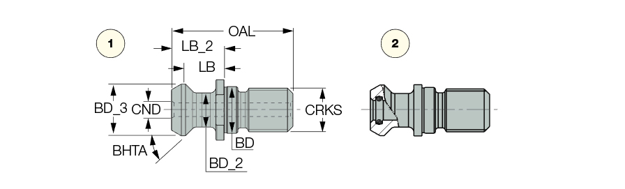 PS BT50 45 M24 MAZAKB